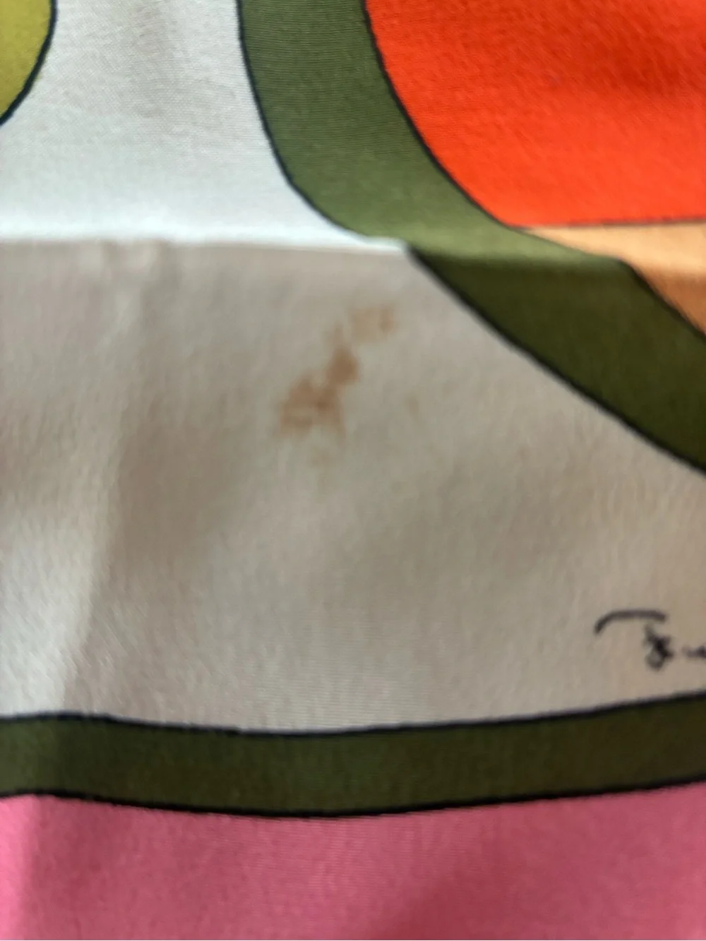 Vintage 1970’s - Emilio Pucci Floral Silk Scarf